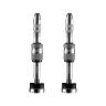 E*THIRTEEN QUICK FILL TUBELESS PRESTA VALVES, 23-31MM DEPTH, 2 PCS., SILVER