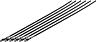 SURLY JUNK STRAP, 120CM, STAINLESS STEEL BUCKLE, 6 PCS., BLACK